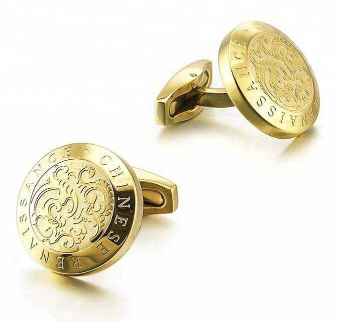 18K-Gold-Plated-Engaved-Letter-Monogrammed-Cufflinks-1