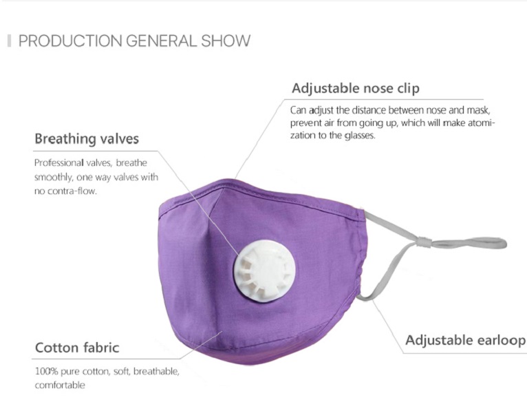 Anti-Pollution Mask with Air Valve6
