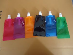 16oz. Foldable Plastic Water Bottles0