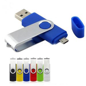 USB 2.0 OTG Swivel Flash Drive