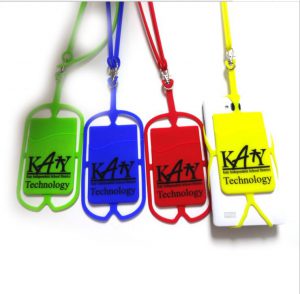Silicone Card Holder with Lanyard0