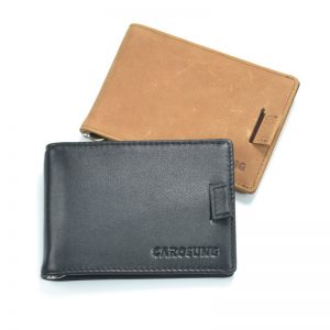 RFID Blocking PU Leather Men's Wallet with Money Clip2