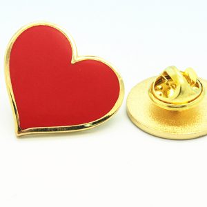 Heart Shape Lapel Pins