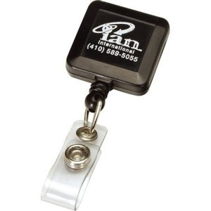 Retractable Badge Reel -32mm Square - Retractable Badge Reel -32mm Square, Keychain & Enamel Pins Promotional Products Manufacturer