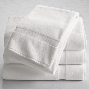 White Cotton Hotel/Bath Towels0