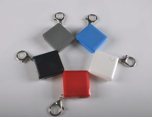 Mini Key Chain Power Bank w/ 2 in 1 Cable