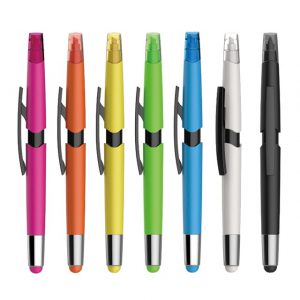 Multi Function Colored Plastic 3 in 1 Ballpoint Pen3