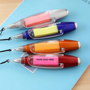Plastic Ball Pen with Sticky Note1