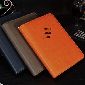Business Folder A5 Notebook w/ Calculator & Card Holder