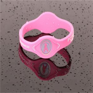 Breast Cancer Awareness Ion Silicone Bracelet2