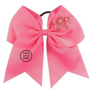 Breast Cancer Awareness Bow Tie with Elastic Band0