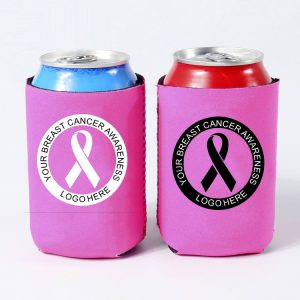Breast Cancer Awareness Neoprene Can Coolers1