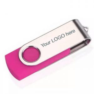 Breast Cancer Awareness 16GB USB 2.0 Swivel Flashdrives
