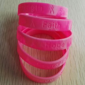 1/2 Inch Breast Cancer Swirl Deboss-fill Wristband1