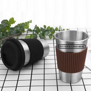 Stainless Steel Coffee Cup with Lid 16oz2