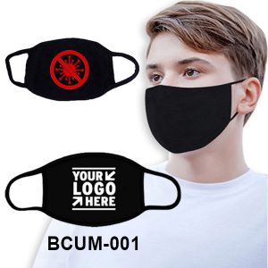 Black Cotton Reusable Face Mask3