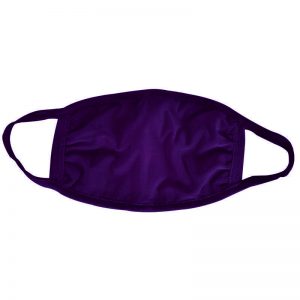 Purple Cotton Face Mask2