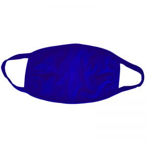 Blue Cotton Face Mask0