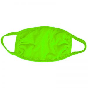 Neon Green Cotton Face Mask1