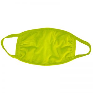 Lime Green Cotton Face Mask1