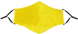 Yellow Mask with Adjustable Ear Loops1