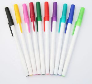 Basic Ballpoint Pen with Colored Cap and Accent3