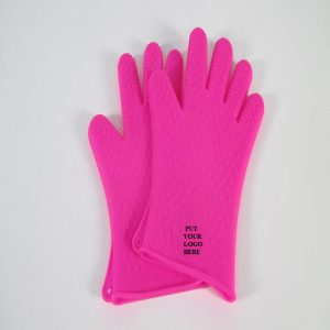 Breast Cancer Awareness Oven & BBQ Silicone Gloves