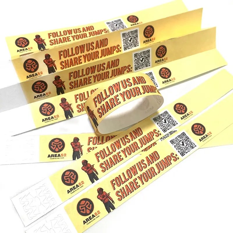 1 Inch Paper Wristbands1