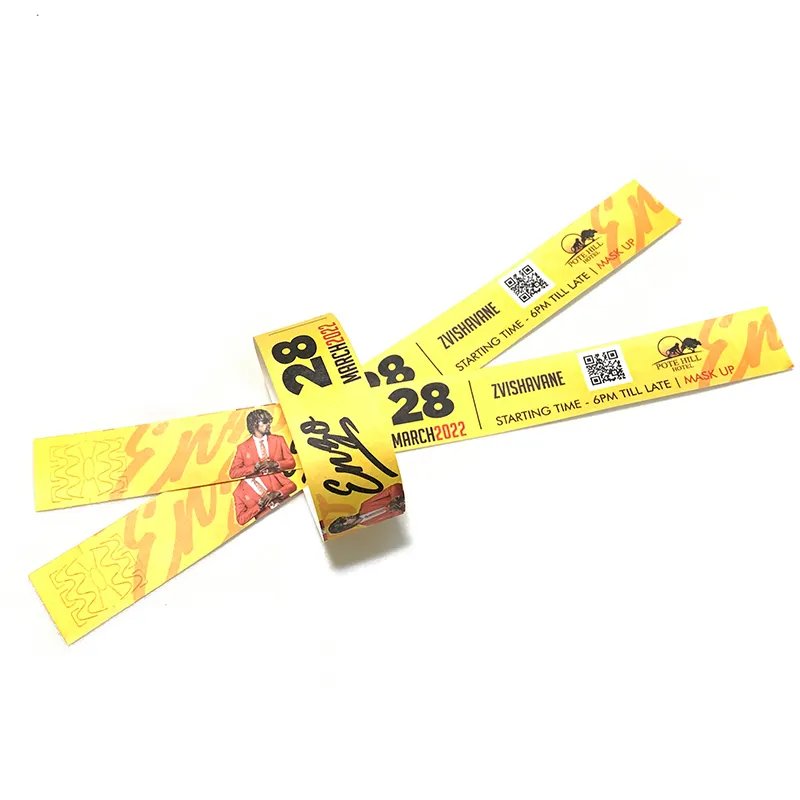 1 Inch Paper Wristbands6