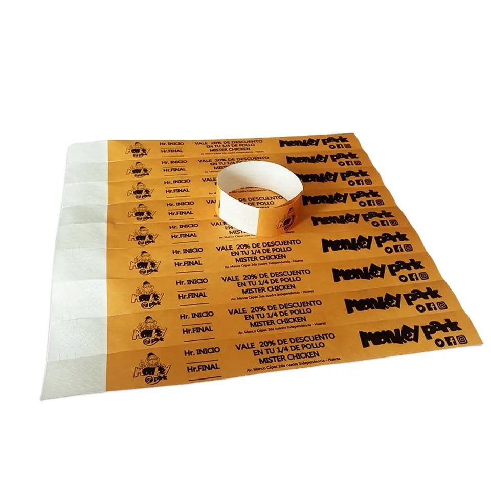 1 Inch Paper Wristbands30