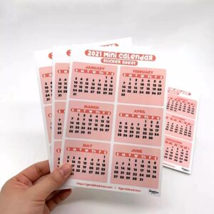 2024 Sticker Calendar