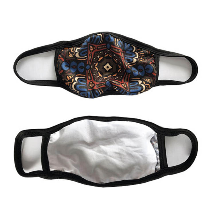 3-Ply Dye-sublimation Cotton Mask Full Color