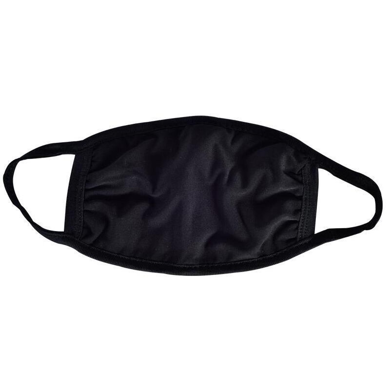 3-Ply Black Cotton Mask Blank